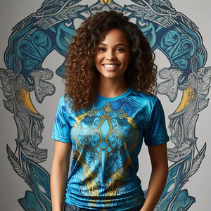 Women <b>Summer</b> Graphic Print Tee <b>Shirt</b> Sportswear Casual Quick Dry 100% Cotton Polyester Sublimation <b>T</b> <b>Shirt</b> <b>Ladies</b> - Product Image 2