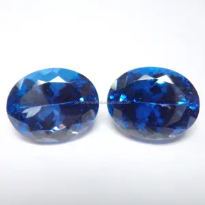 تانزانيت طبيعي بيضاوي الشكل الشكل الشكل مقطوع بأحجام مُعارة مجوهرات تنزانيت زرقاء صنع جودة عالية تانزانيت