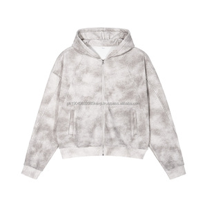 Ensemble de vêtements pour hommes, survêtement, jogging, sweat-shirts à capuche surdimensionnés et courts, ensembles de pantalons de survêtement avec logo imprimé - Product Image 3