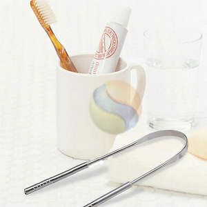 Raspador de Lengua de Cobre Premium, Limpiador Bucal Natural, Raspador de Lengua de Cobre Puro para el Cuidado Bucal, Herramienta para Eliminar el Mal Aliento - Product Image 2