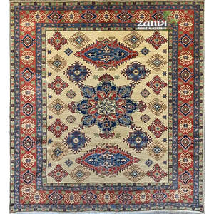 มือหนึ่งที่ผูกปมหนึ่งในประเภทพรม peshwar และ Khotan 8'0x9'8 Pes_Kho_53 - Product Image 1