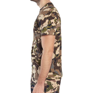 T-shirt pour homme en coton 100% à col rond, personnalisé avec logo de marque, imprimé camouflage, séchage rapide, respirant, grande taille, vente en gros - Product Image 5