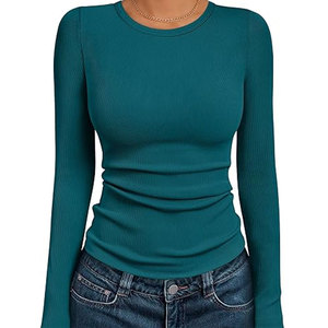 Medical Apparel Manufacturer Custom Hospital <b>Scrub</b> Shirt Short Sleeve Uniform <b>Top</b> Women's Spandex Jersey Fabric OEM Service Bulk - Product Image 1