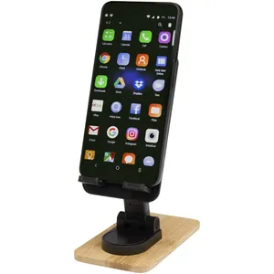 Support de téléphone écologique recyclé Alfirk pour bureaux - Gadgets verts - Product Image 2