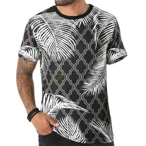 เสื้อผ้าผู้ชายเสื้อยืดสีพื้นผ้าโพลีเอสเตอร์100% หนาพิมพ์ลายดิจิตอลโลโก้ตามสั่ง - Product Image 2