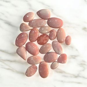 Piedras preciosas de cabujón sueltas de ópalo Rosa natural de alta calidad tamaño libre - Product Image 6