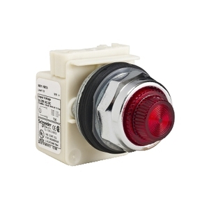 Luce Indicatrice SCHNEIDER ELECTRIC 9001KP35R31 28V 30MM Tipo K con Opzioni Luce Pilota - Product Image 1