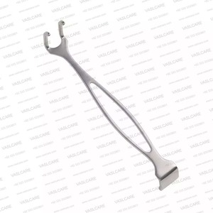 Retractor Czerny de doble punta, hoja sólida de 23mm de ancho x 40mm de profundidad y hoja de 2 puntas de 23mm de ancho x 38mm de profundidad, longitud total de 180mm - Product Image 3