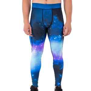 Transpirable de secado rápido Hombres Sublimación Yoga Leggings Sólido Tobillo-Longitud Personalizado Suave Excelencia Calidad Cintura elástica Cuatro vías - Product Image 4