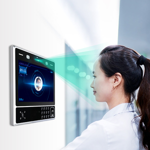 מכשיר בקרת גישה לזיהוי פנים בגודל 11.6 אינץ' עם סורק טביעות אצבע ביומטרי מבוסס בינה מלאכותית וקורא כרטיסי RFID, מכונת נוכחות - Product Image 3