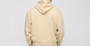 Streetwear avant Logo Patch broderie à capuche hiver vente chaude 2025 hommes coton lourd sweat à capuche à capuche - Product Image 3