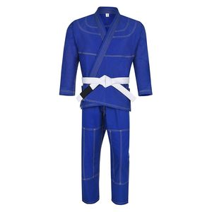 Équipement de combat Knockout Ultra léger Jiu Jitsu brésilien Grappling Gi pour hommes femmes tissu anti-transpiration pré-rétréci étirement pour - Product Image 1