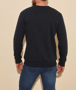 Men's Winter Sweatshirts Custom Crew Neck Hoodies 100% Cotton Long Sleeve <b>Thick</b> <b>Fleece</b> Blank Digital Printing - Product Image 2