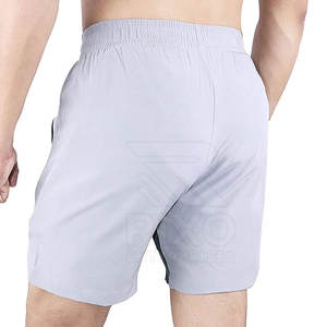 Pantalones cortos para correr con contraste de Color a precio barato hechos en Pakistán, pantalones cortos cómodos de alta calidad para hombres - Product Image 3