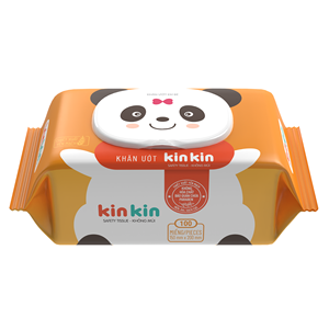 KINKIN-Lingettes Humides en Tissu Non Tissé pour Bébé, Produits d'Hygiène et de Nettoyage pour Bébés et Enfants, 100 Pièces - Product Image 4