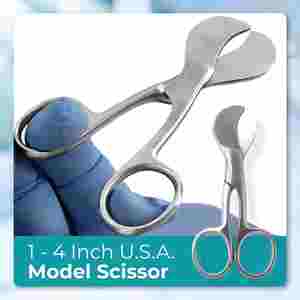 Kit de ciseaux à cordon ombilical pour étudiant vétérinaire-7 pièces au Total. Instruments en acier inoxydable de haute qualité - Product Image 3