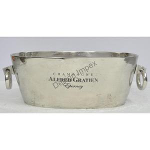 Fournitures pour événements, refroidisseur à champagne et à vin, prix bas, impression de logo personnalisée, grande cuve à boissons, seau à glace en aluminium très vendu pour la décoration - Product Image 1