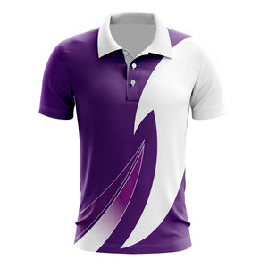 Polo de golf floral sublimado impreso con logotipo personalizado OEM 100% poliéster de secado rápido rendimiento ropa de golf polos - Product Image 4
