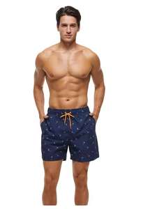 Pantalones cortos de lona con cordón para Hombre | Pantalones cortos de secado rápido estilo cargo para uso diario - Product Image 2