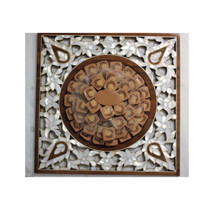 Nouvelle arrivée en gros top tendance meilleure vente beau design artisanat chocolat servant plateau vadrouille pour la maison du Vietnam - Product Image 5