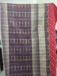 Handmade <b>Kantha</b> Quilts <b>Throws</b> Premium Cotton Bed Cover With Unique Indian Textile Design - Product Image 3