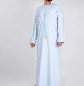 Haute qualité hommes robe arabe dans le prix de gros nouvelle dernière arrivée hommes poches Thobes en bas quantité minimale de commande sur mesure hommes robe 2025 - Product Image 2