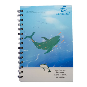 Quaderno portatile A5 a righe con copertina nautica e spirale metallica - Product Image 4