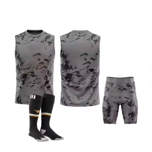 Sublimation personnalisée 3-Design imprimé multicolore Prix bon marché 7v7 Ensembles d'uniformes de sport de football - Product Image 3
