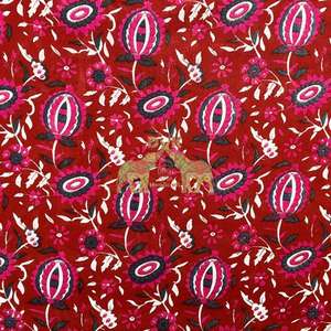 Ventes chaudes Tissu en coton imprimé traditionnel personnalisé Dabu à motifs floraux pour robes et vêtements pour filles/garçons pour chemises, sacs et rideaux - Product Image 5