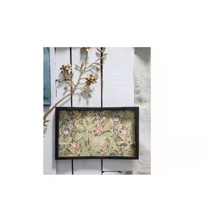 Bandeja para servir de madera personalizable e impresa con esmalte a precio mayorista de Indian Handicraft - Product Image 3