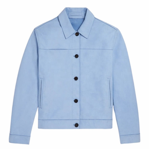 แจ็กเก็ตบอมเบอร์แจ็คเก็ตหนังนิ่มสำหรับผู้ชายแจ็คเก็ตนักบินหนังนิ่มสีน้ำตาลออกแบบได้เอง2025 - Product Image 1