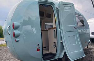 Remolque de Camping Ligero, Plegable e Impermeable de Aleación de Aluminio con Cocina Deslizable Independiente para 4 Personas, Moderno y Expandible para Viajes - Product Image 2