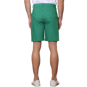 Short Chino personnalisé de couleur bleu ciel blanc à rayures pour hommes, coupe régulière, grande taille avec poches, directement de l'usine du Bangladesh - Product Image 6