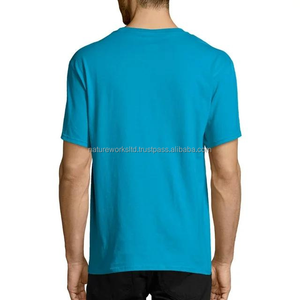 100% algodón tejido de punto camisetas para hombre diseño de peso pesado 160 GSM TAMAÑO DE Color personalizado estampado camisetas para hombre Proveedor de Ropa BD - Product Image 2