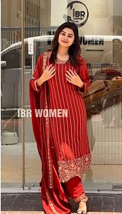 Trajes étnicos Salwar Kameez precisos para damas paquistaníes e indias, recién llegados en materiales de césped de primera calidad, personalizables para adultos - Product Image 2