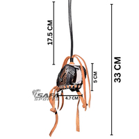 Porte-clés capuche en cuir de haute qualité accessoires de chasse fauconnerie magnifiquement conçus porte-clés Dubaï pour sacs