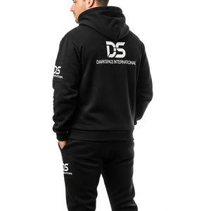 Conjunto Deportivo para Hombre al por Mayor, 100% Algodón, de Alta Calidad, Transpirable, con Estampado por Transferencia de Calor, Diseño Sólido, con Capucha, para Otoño - Product Image 2