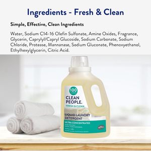 Détergent à lessive liquide The Clean People, parfum frais, 200 lavages - Product Image 5