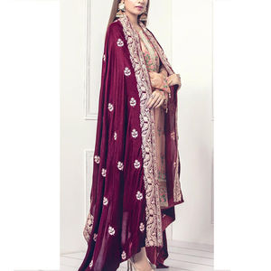 Low Price Custom Label Velvet <b>Shawl</b> <b>for</b> <b>Women</b> Hot Sale Plus Size New Arrival Fashionable Ladies Velvet <b>Shawl</b> Wholesale OEM - Product Image 2