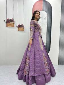 <b>Festival</b> Special Heavy Sequence Work Crop <b>Top</b> Lehenga Set - Product Image 5