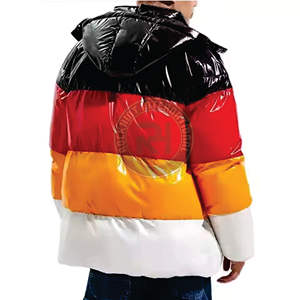 Chaqueta Acolchada de Diseño Personalizado para Hombre, Chaqueta Cortavientos de Invierno de Alta Calidad, Relleno Interior Acolchado - Product Image 4