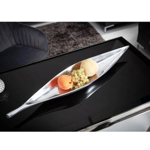 Assiette de fruits en métal coulé de conception américaine revêtue d'argent pour la maison hôtel Rastaurent décor de table plateau de service de fruits - Product Image 5