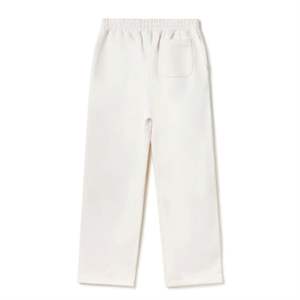 350gsm coton polaire droit Legging ouvert survêtement ample hommes large jambe bas épais coton Y2K Vintage pantalons de survêtement - Product Image 2