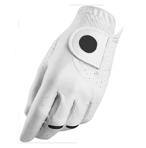 Guantes de golf con logotipo personalizado Hombres Golfistas diestros o zurdos con cuero Cabretta Sialkot Pakistán - Product Image 5