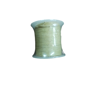 Alta calidad, 1,5mm de espesor, 15 metros, paquete de 100% cordón de algodón encerado, colores personalizados, suministros de joyería ecológicos - Product Image 1