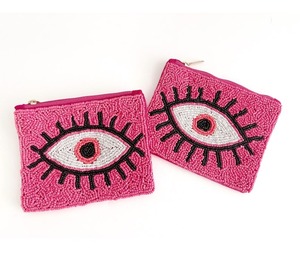 Bolso de Mano de Seda Azul Vibrante con Detalle de Monedas y Flecos, Elegante Diseño de Leopardo con Detalles de Cuentas y Brillantes, Forro de PU - Product Image 5