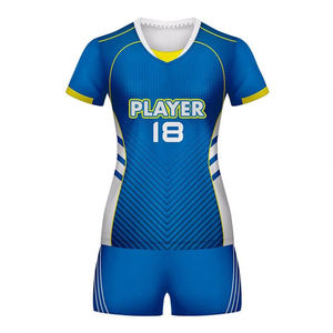 Conjuntos de Uniformes de Voleibol para Mujer, Estampados, Tela Suave, Shorts Elásticos, Jersey Ligero y Cómodo, Personalizable - Product Image 6
