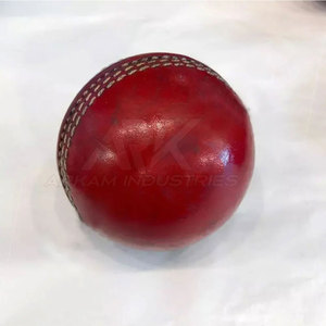 Pelota de Cricket de Alto Rendimiento, Costuras Resistentes, Superficie de Cuero, Ideal para Entrenamientos - Product Image 3
