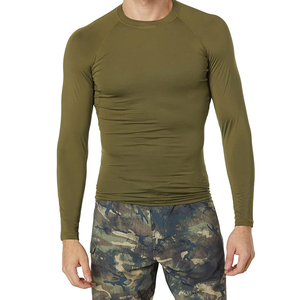 Fabriqué sur mesure en polyester OEM Rash Guard pour hommes/Ras du cou Collier Rash Guard pour hommes - Product Image 1