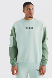 Conjunto Deportivo Informal de Invierno para Hombre, Sudadera con Capucha y Pantalones Cortos de Felpa Francesa de Algodón de Primera Calidad, Transpirable, para Entrenamiento, Gimnasio y Deportes - Product Image 4